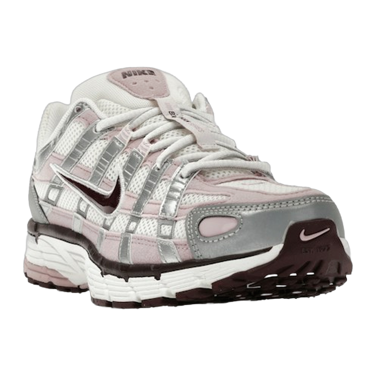 Nike P-6000 Silver Burgundy Plum Chalk · kolab
