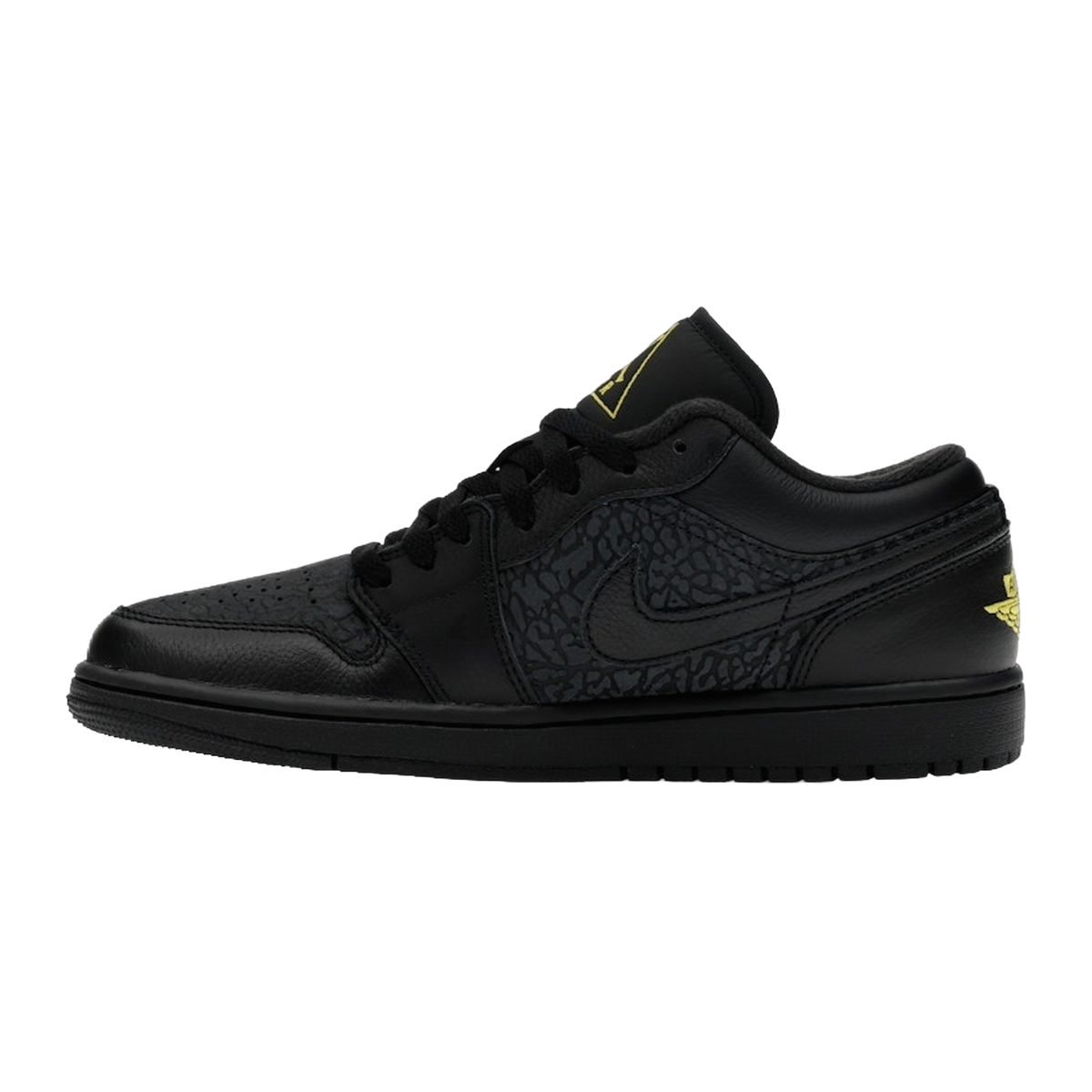 Jordan 1 Low Black Elephant Print · kolab
