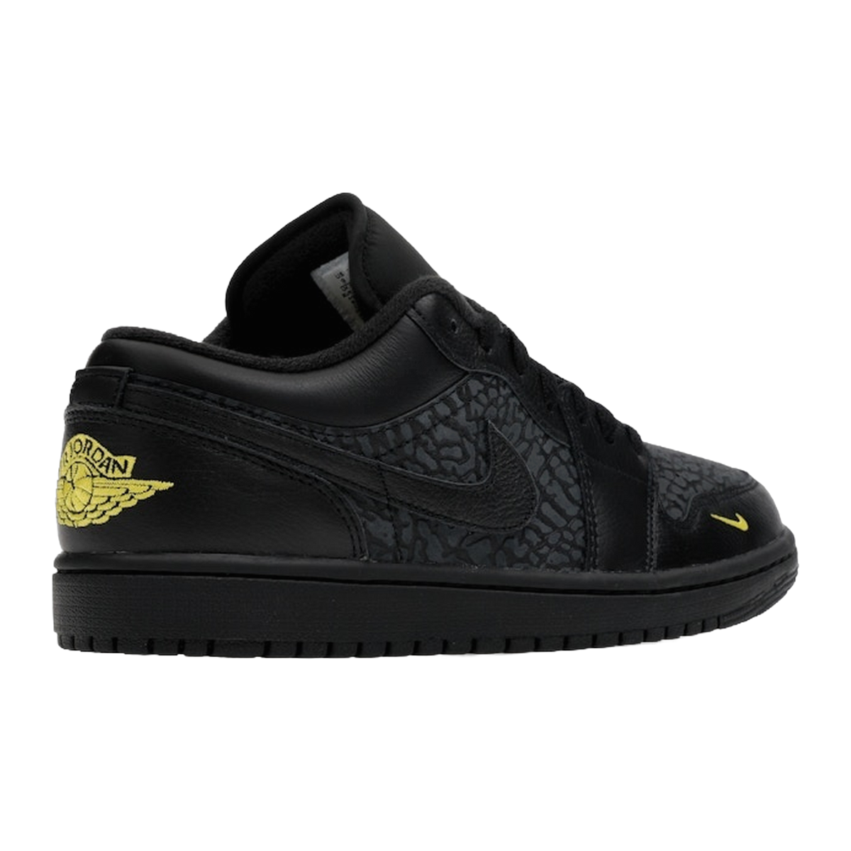 Jordan 1 Low Black Elephant Print · kolab