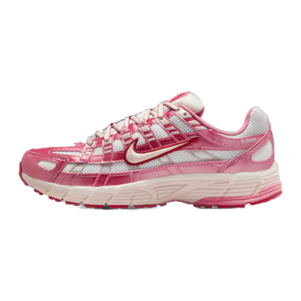 Nike P-6000 White Silt Red Peony — kolab