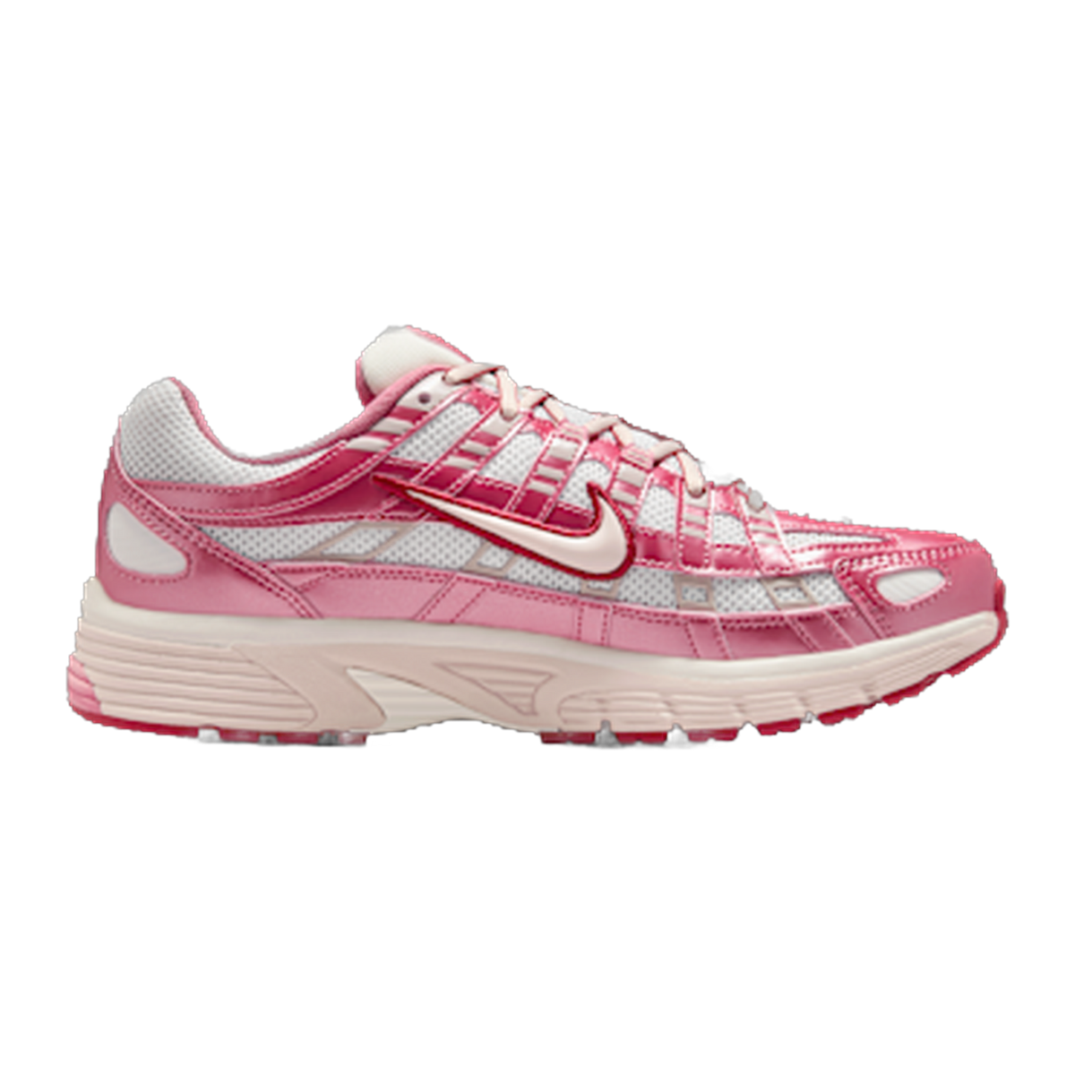 Nike P-6000 White Silt Red Peony — kolab