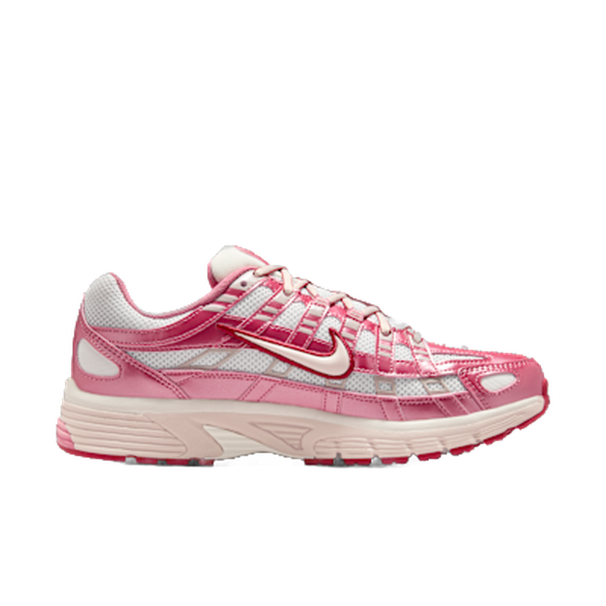 Nike P-6000 White Silt Red Peony — kolab