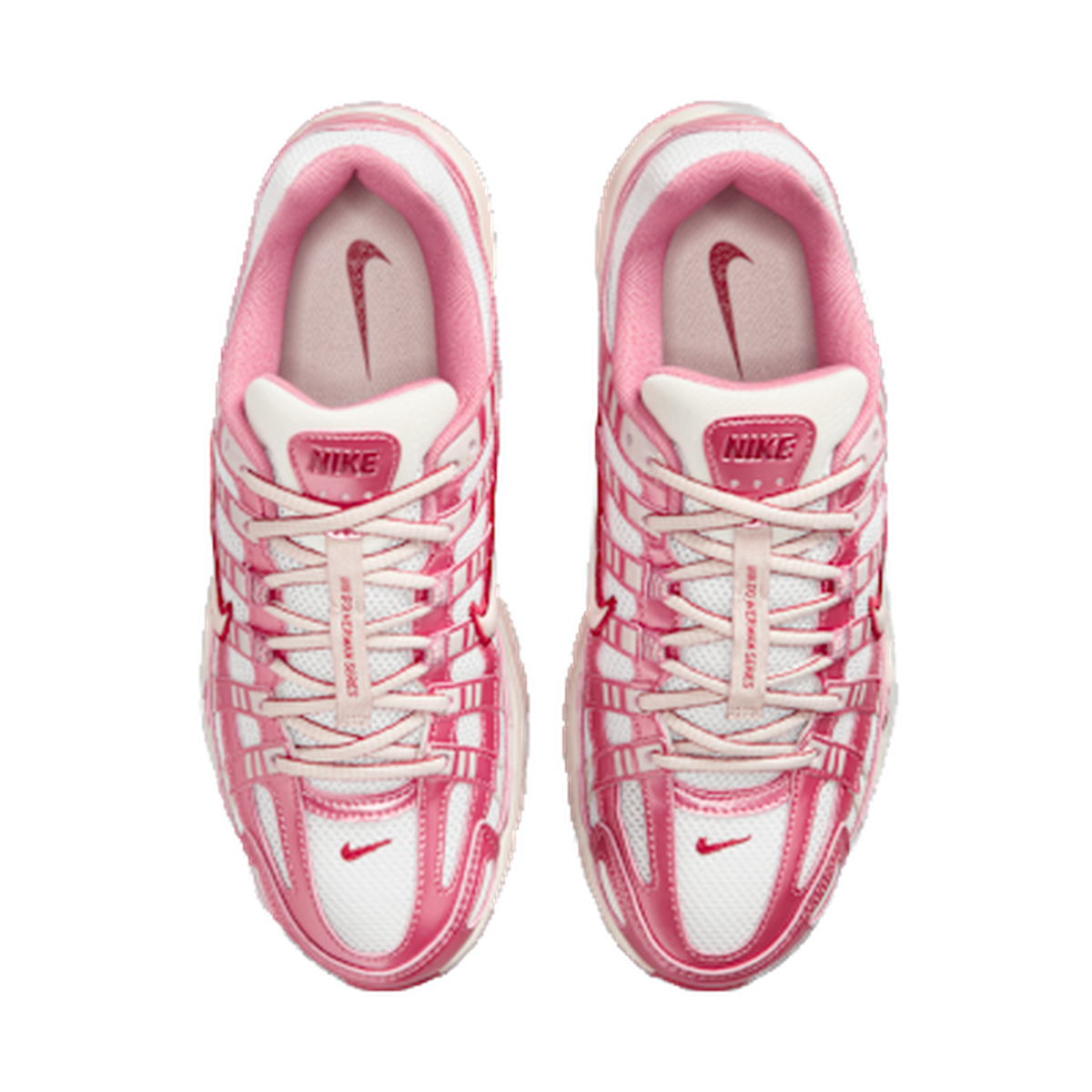 Nike P-6000 White Silt Red Peony — kolab