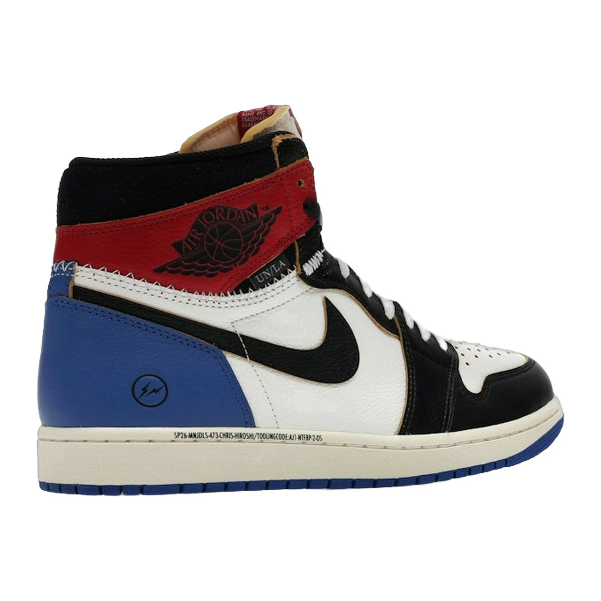 Jordan 1 Retro High OG SP Fragment x Union LA Varsity Red Sport Royal — kolab
