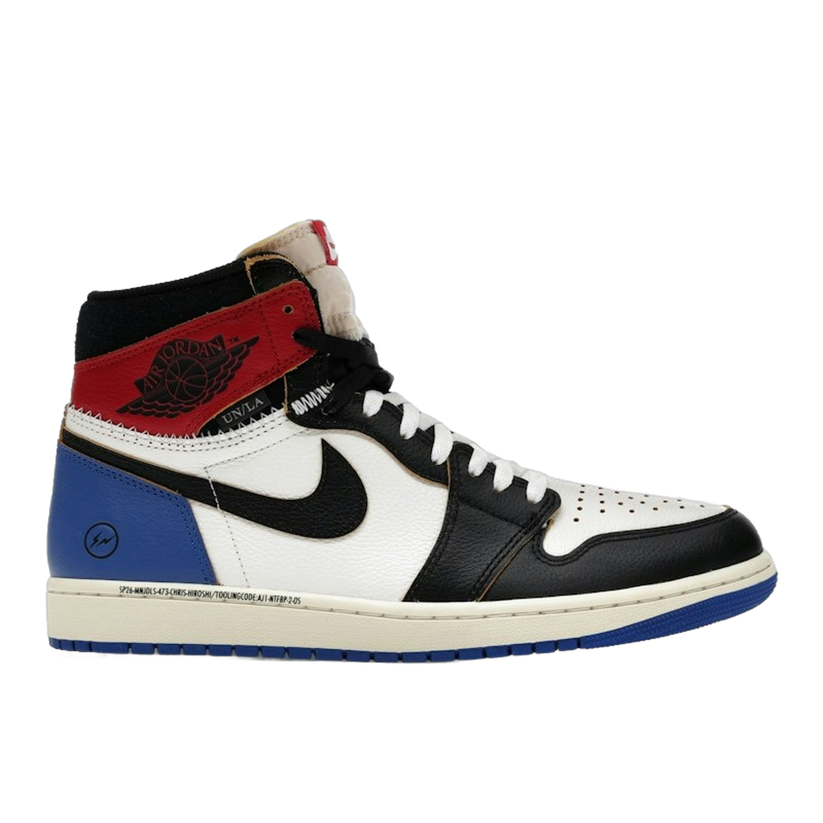 Jordan 1 Retro High OG SP Fragment x Union LA Varsity Red Sport Royal — kolab