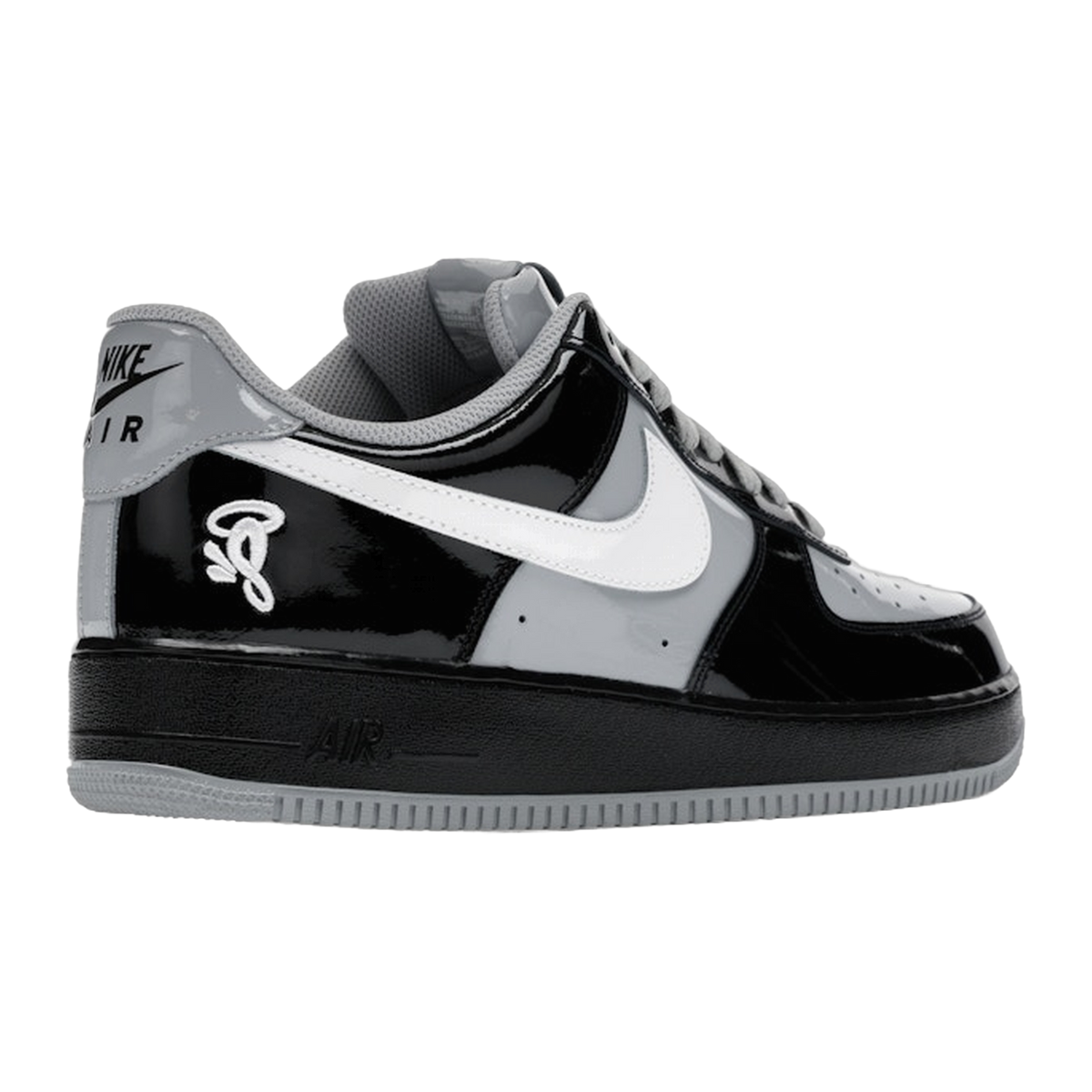 Central Cee x Nike Air Force 1 Low 'Black White Smoke Grey' · kolab