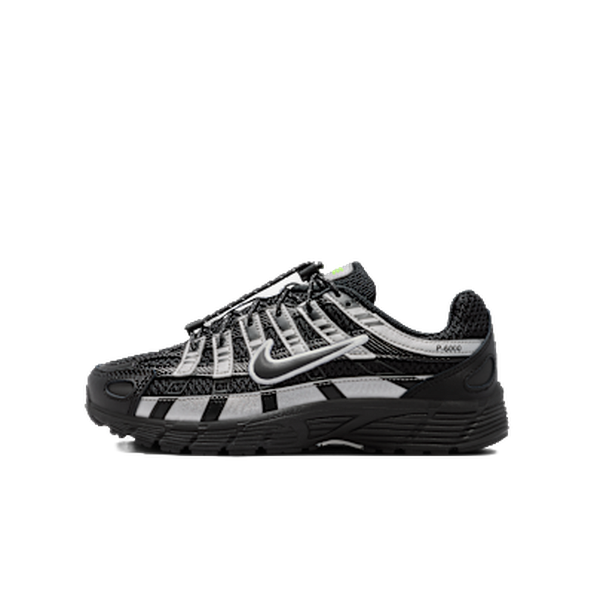 Nike P-6000 Black Metallic Silver Volt Ice (GS) — kolab