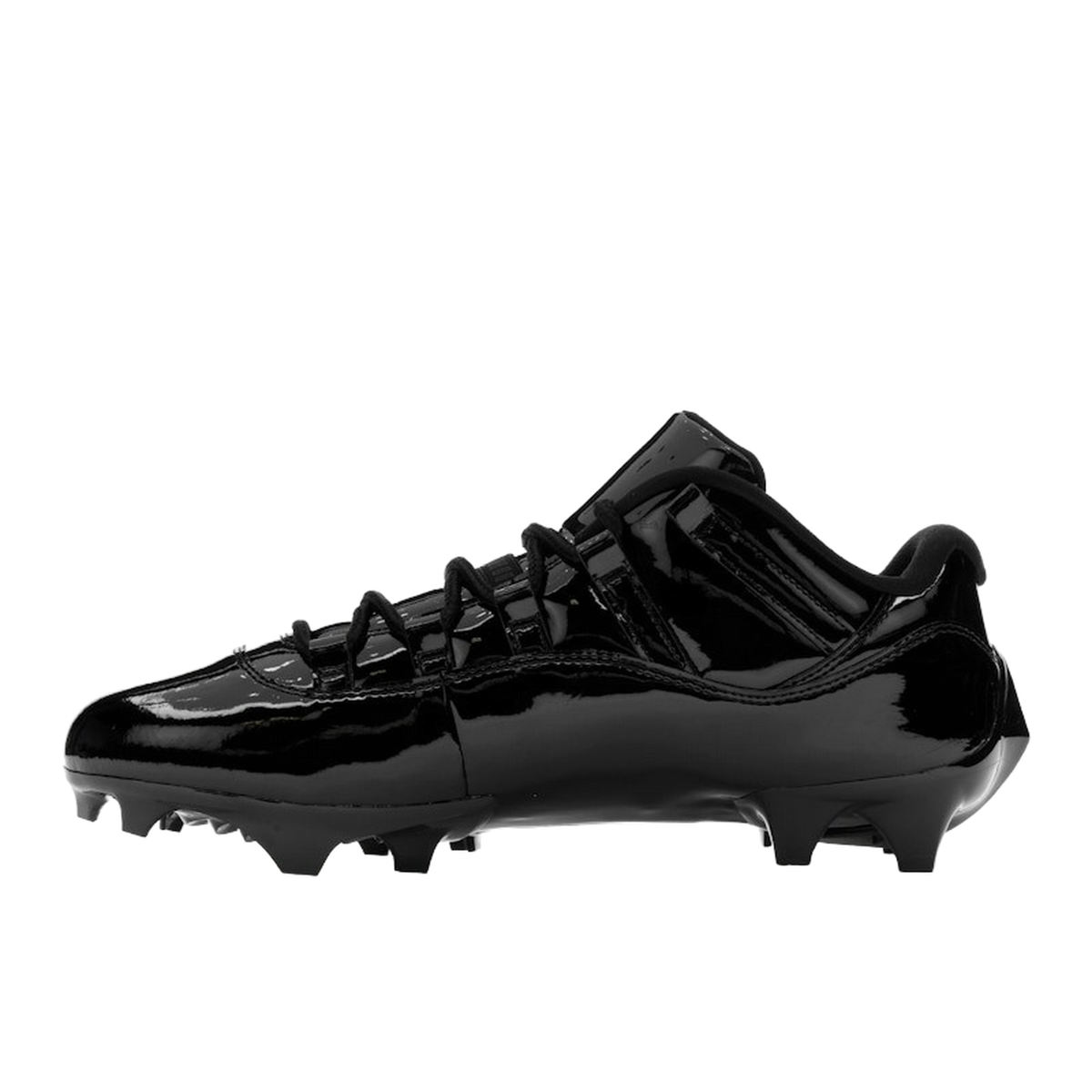 Jordan 11 Low TD Cleat Patent Black · kolab