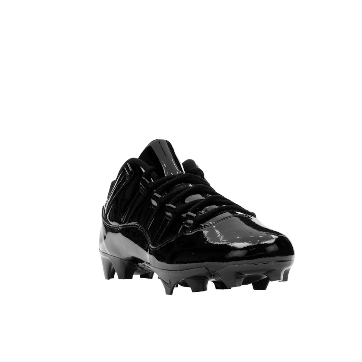 Jordan 11 Low TD Cleat Patent Black · kolab