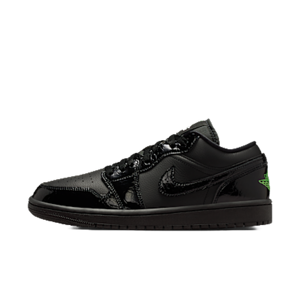 Jordan 1 Low SE Black Croc Scream Green · kolab