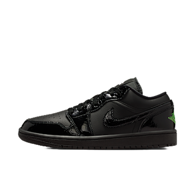 Jordan 1 Low SE Black Croc Scream Green