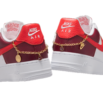 Nike Air Force 1 Low '07 White Light Crimson Gold Charm Bracelet — kolab