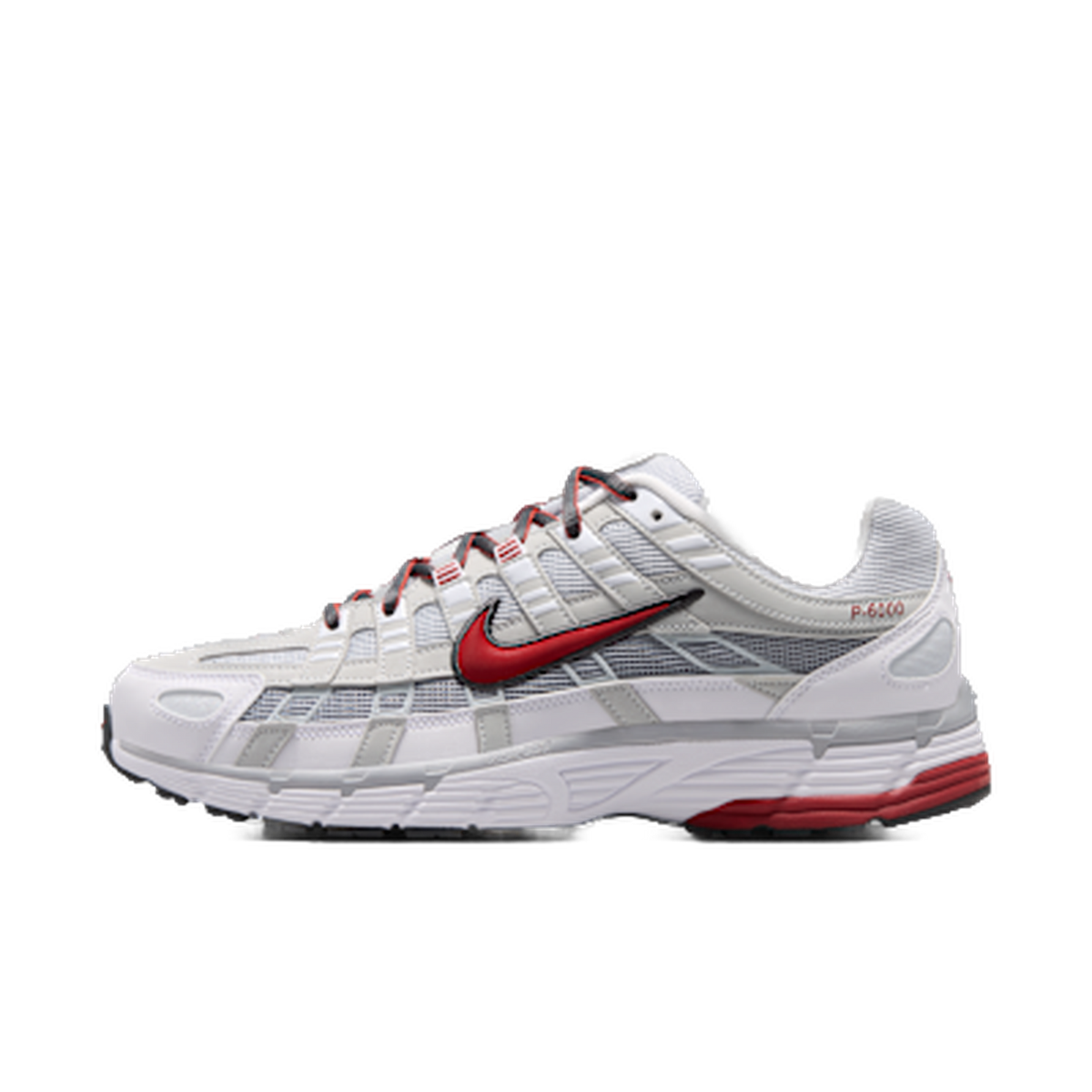 Nike P-6000 White Platinum Red — kolab