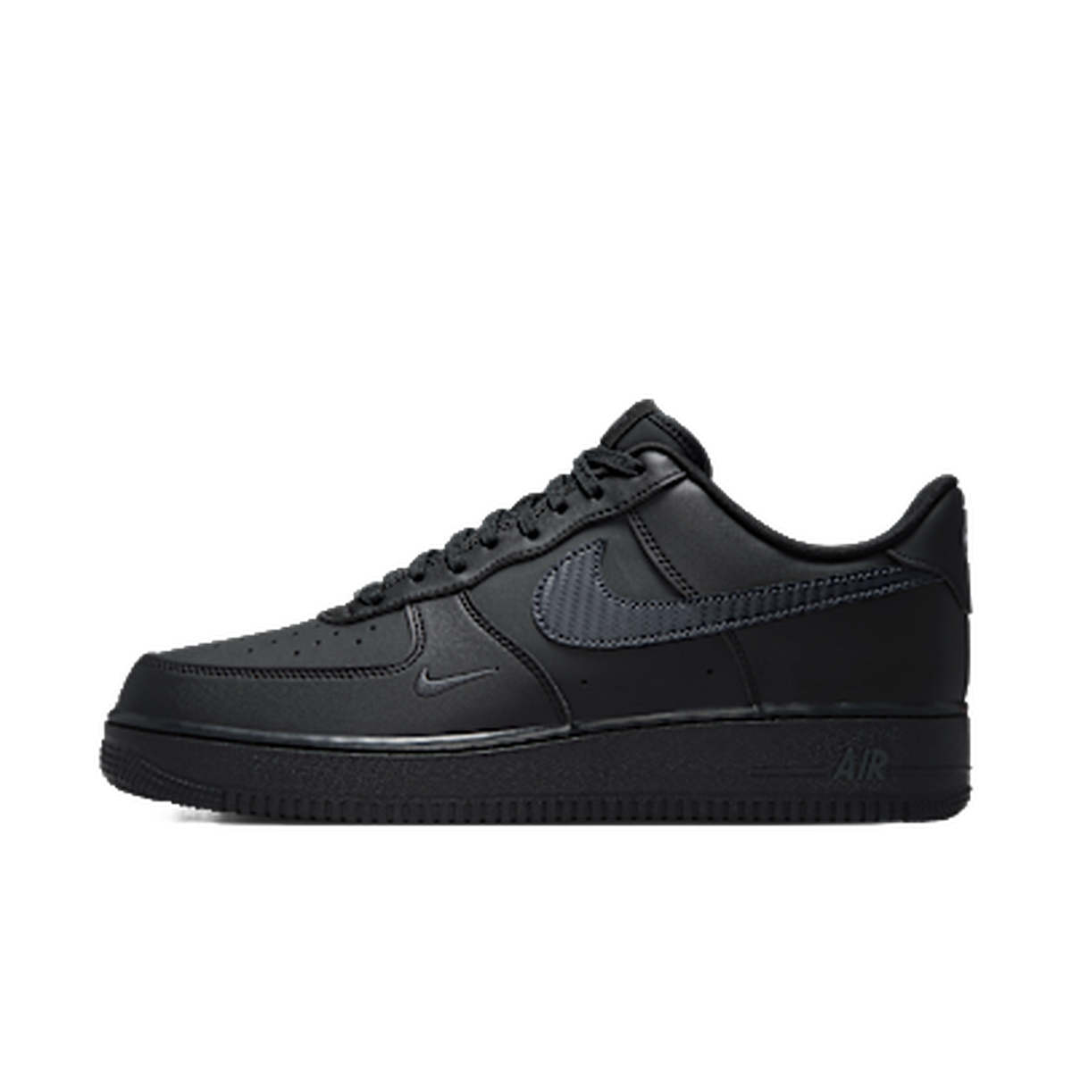 Nike Air Force 1 Low '07 Carbon Fiber Swoosh Black Anthracite · kolab