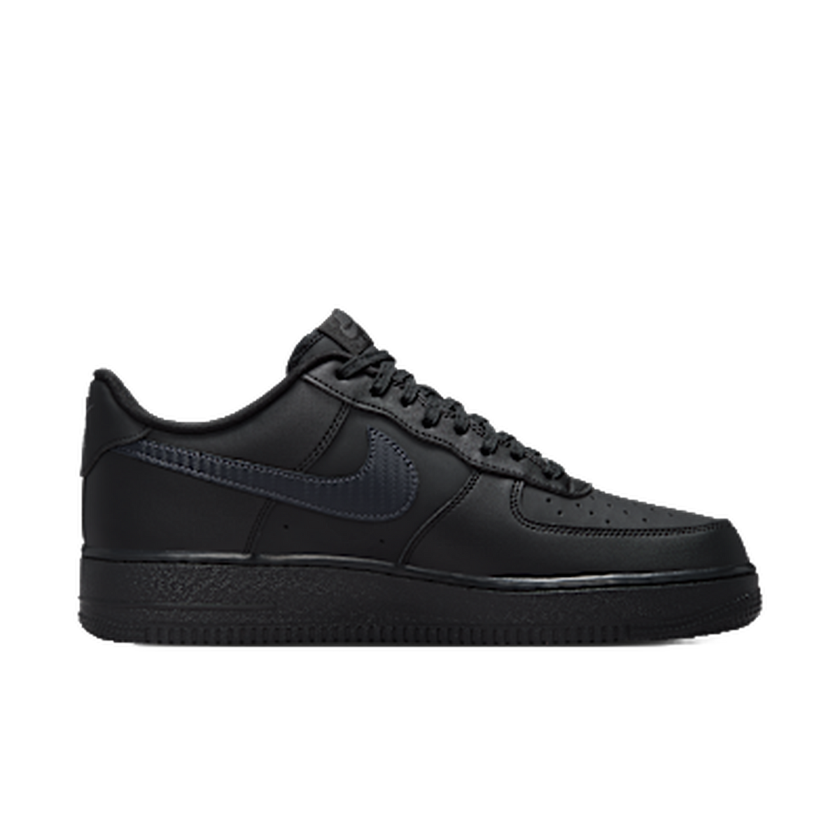 Nike Air Force 1 Low '07 Carbon Fiber Swoosh Black Anthracite · kolab