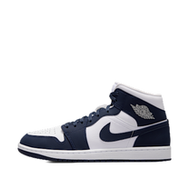 Jordan 1 Mid Obsidian White · kolab