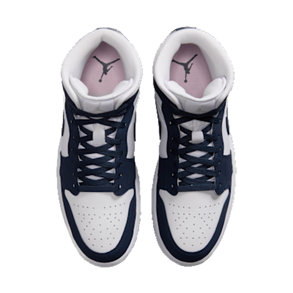 Jordan 1 Mid Obsidian White · kolab