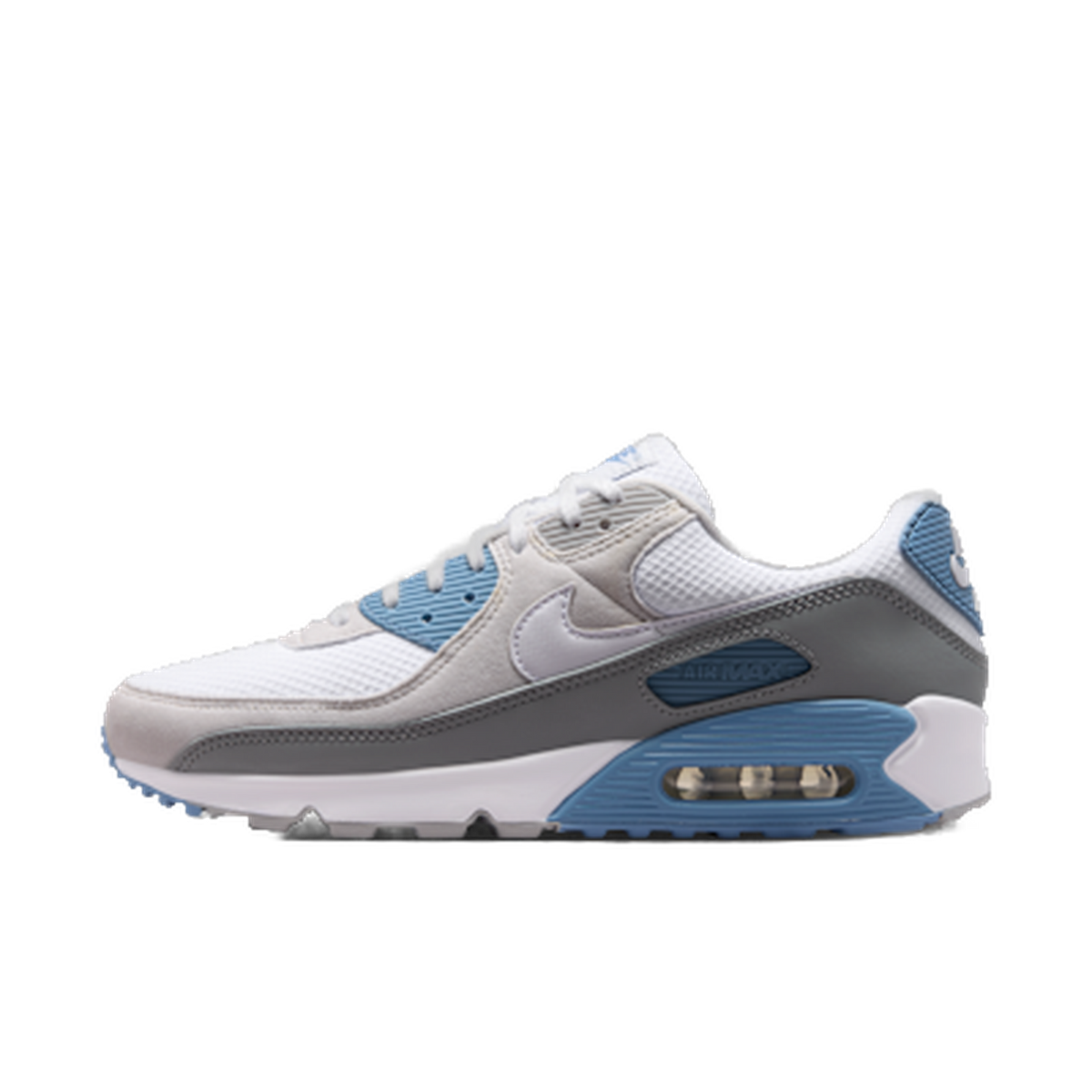 Nike Air Max 90 White Light Grey Blue · kolab