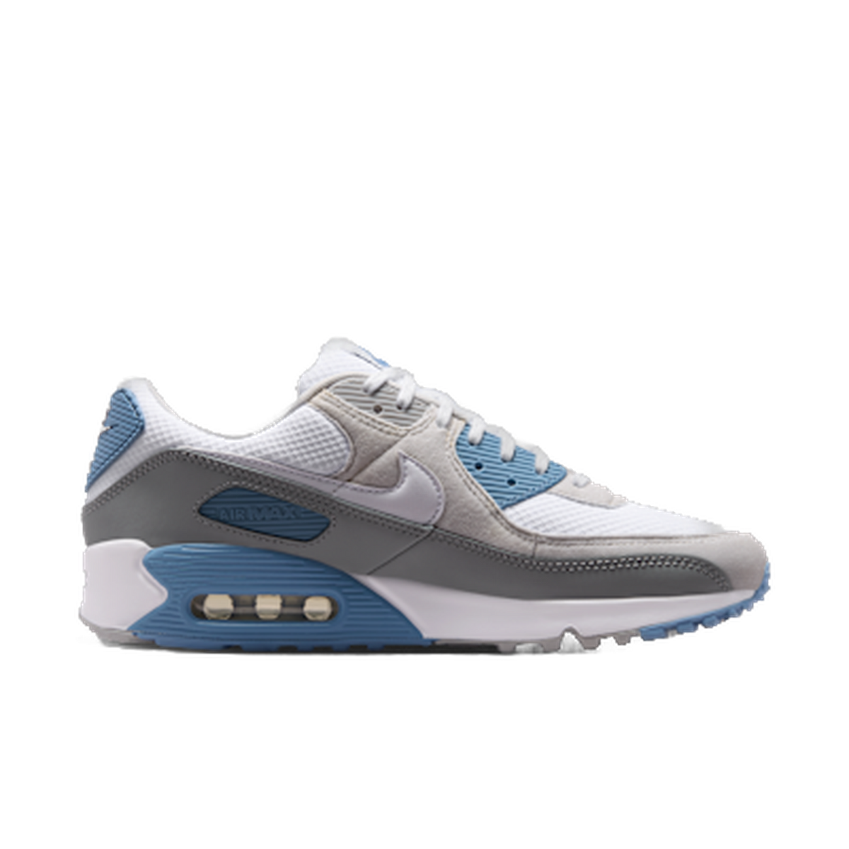 Nike Air Max 90 White Light Grey Blue · kolab