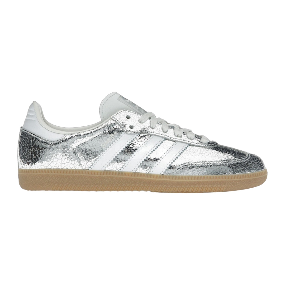 adidas Samba OG Silver Metallic Cracked Leather — kolab