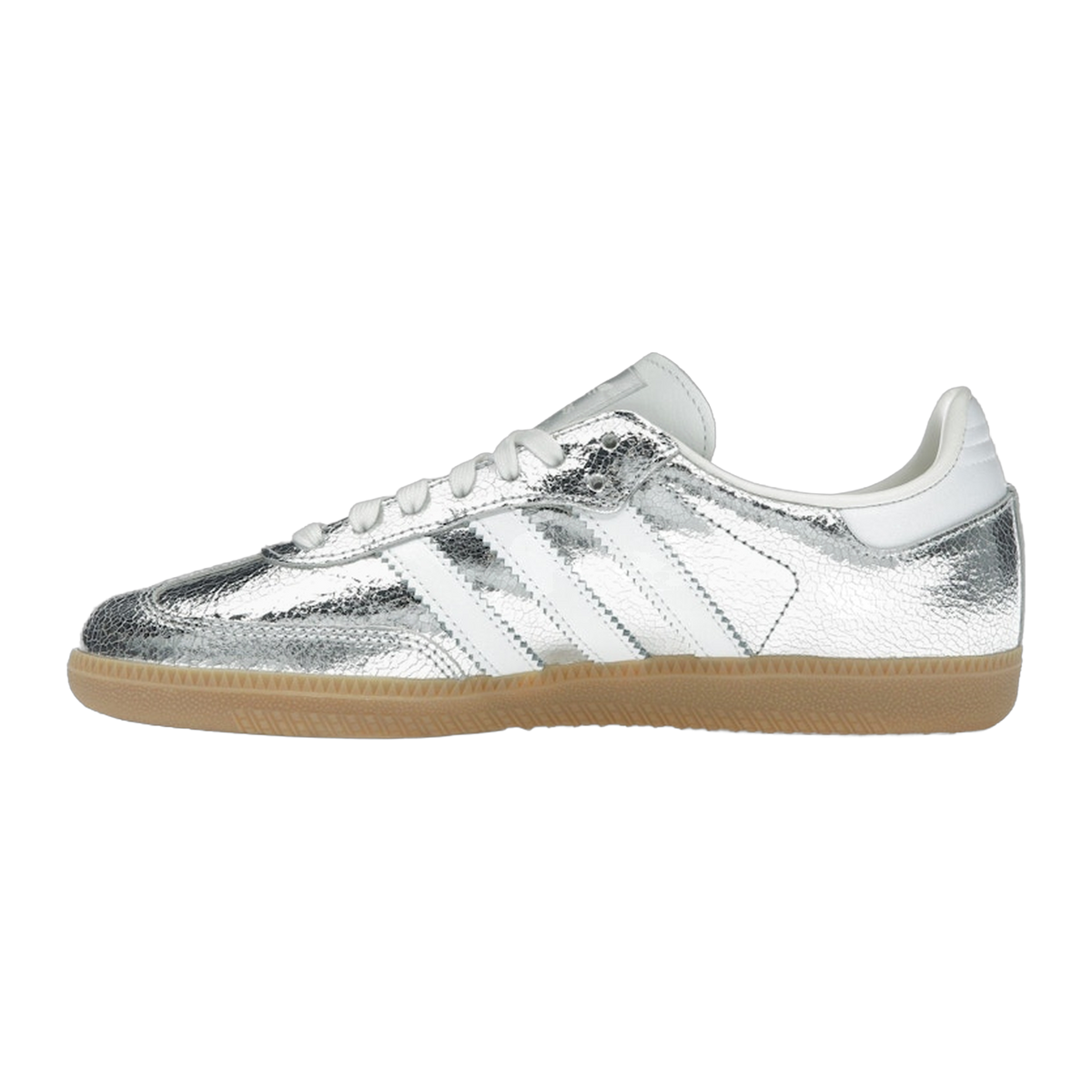 adidas Samba OG Silver Metallic Cracked Leather — kolab