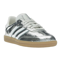 adidas Samba OG Silver Metallic Cracked Leather — kolab