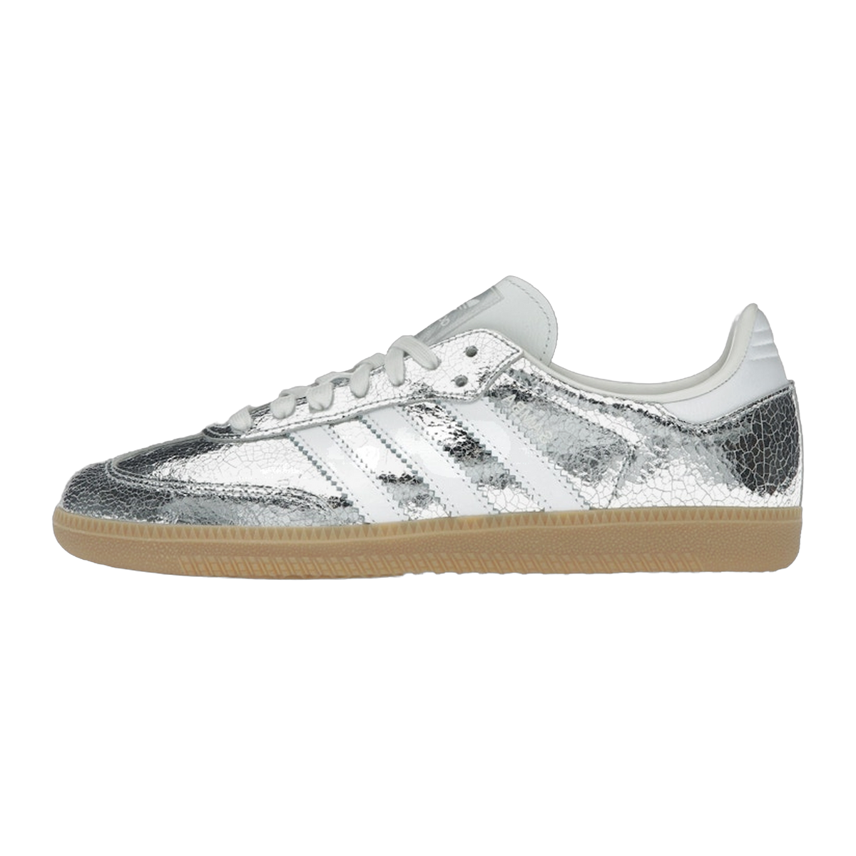adidas Samba OG Silver Metallic Cracked Leather — kolab