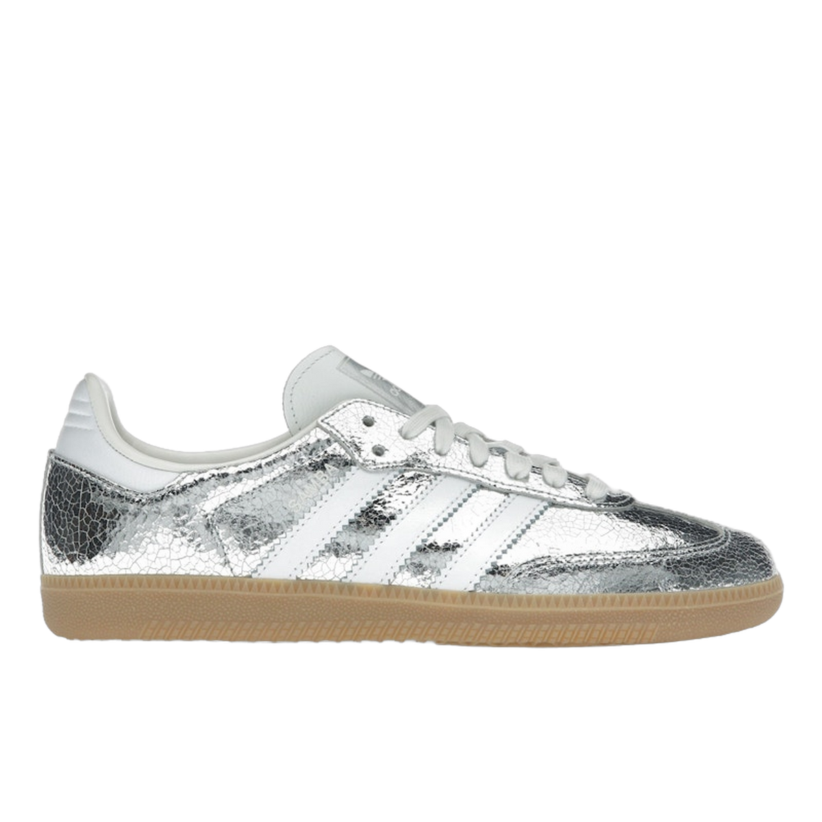 adidas Samba OG Silver Metallic Cracked Leather — kolab