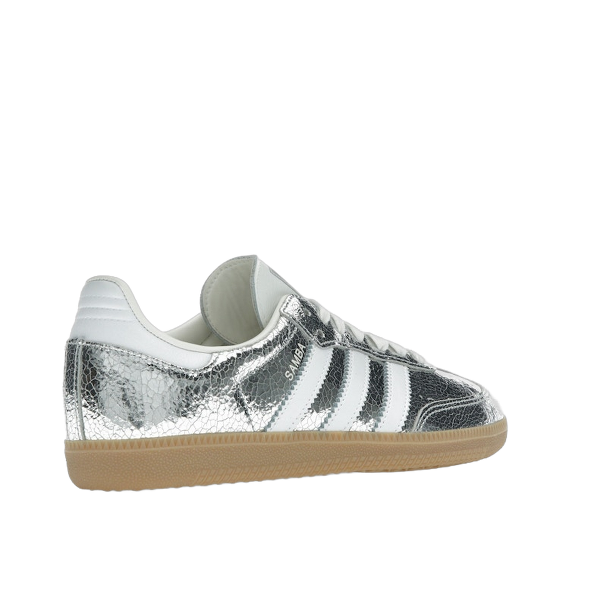 adidas Samba OG Silver Metallic Cracked Leather — kolab