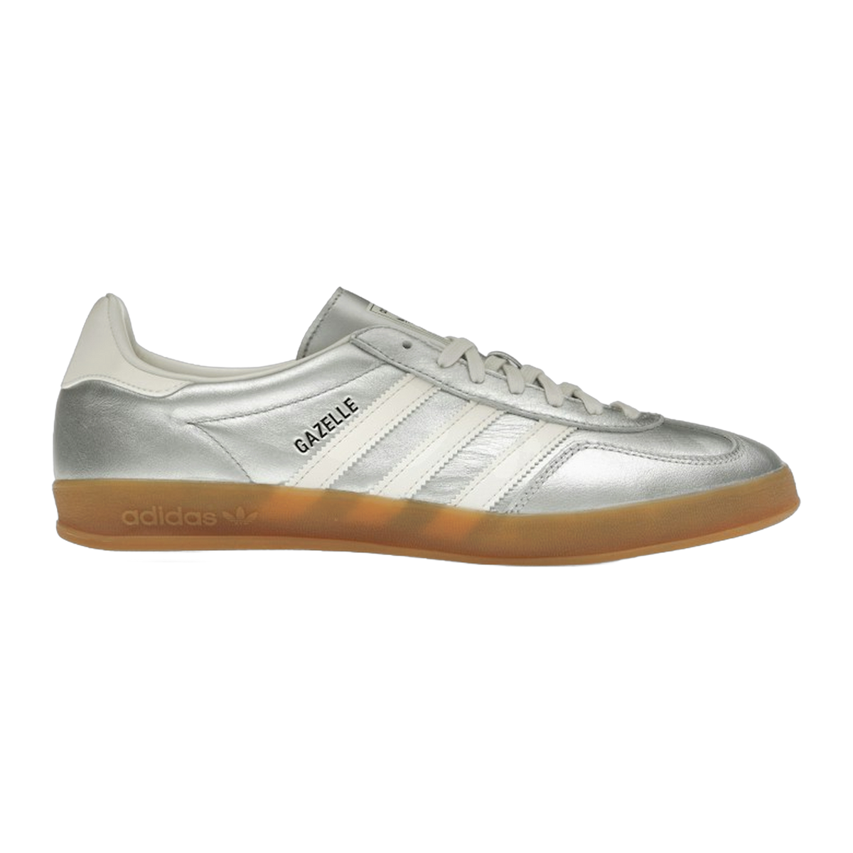 adidas Gazelle Indoor Silver Metallic Core White — kolab