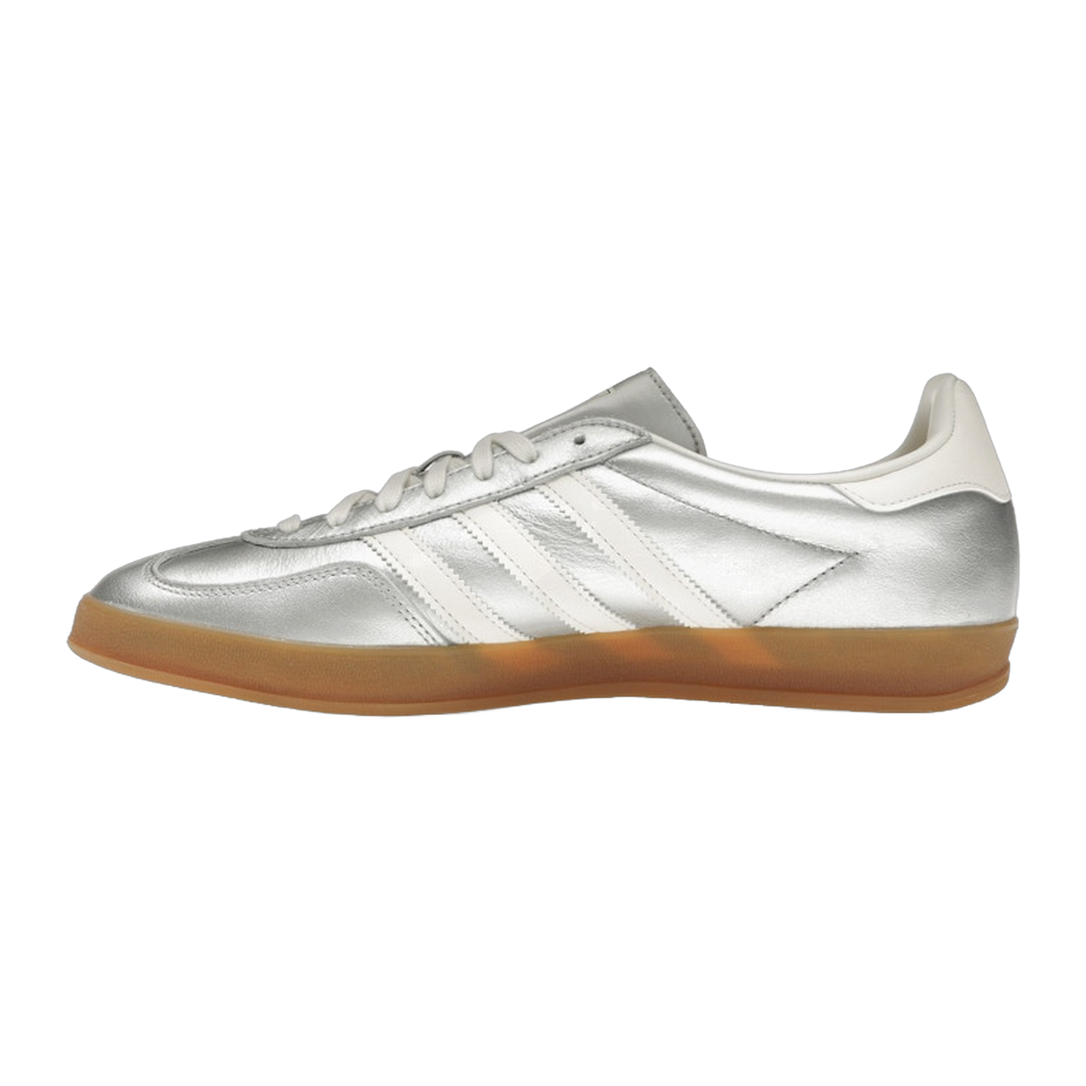 adidas Gazelle Indoor Silver Metallic Core White — kolab