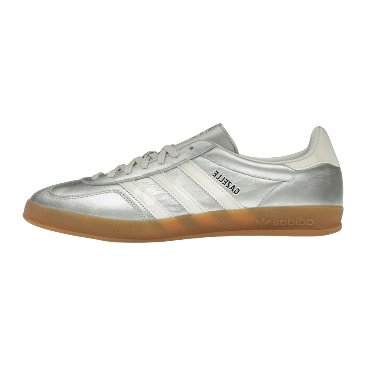 adidas Gazelle Indoor Silver Metallic Core White — kolab