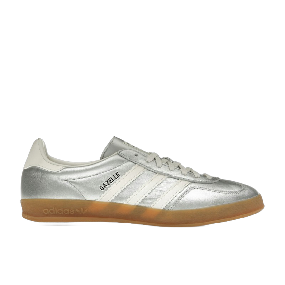 adidas Gazelle Indoor Silver Metallic Core White — kolab