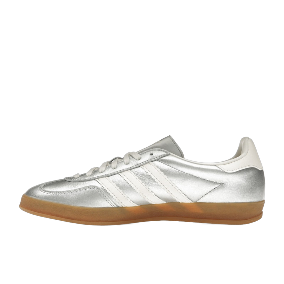 adidas Gazelle Indoor Silver Metallic Core White — kolab