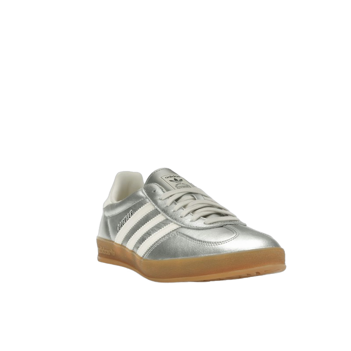 adidas Gazelle Indoor Silver Metallic Core White — kolab