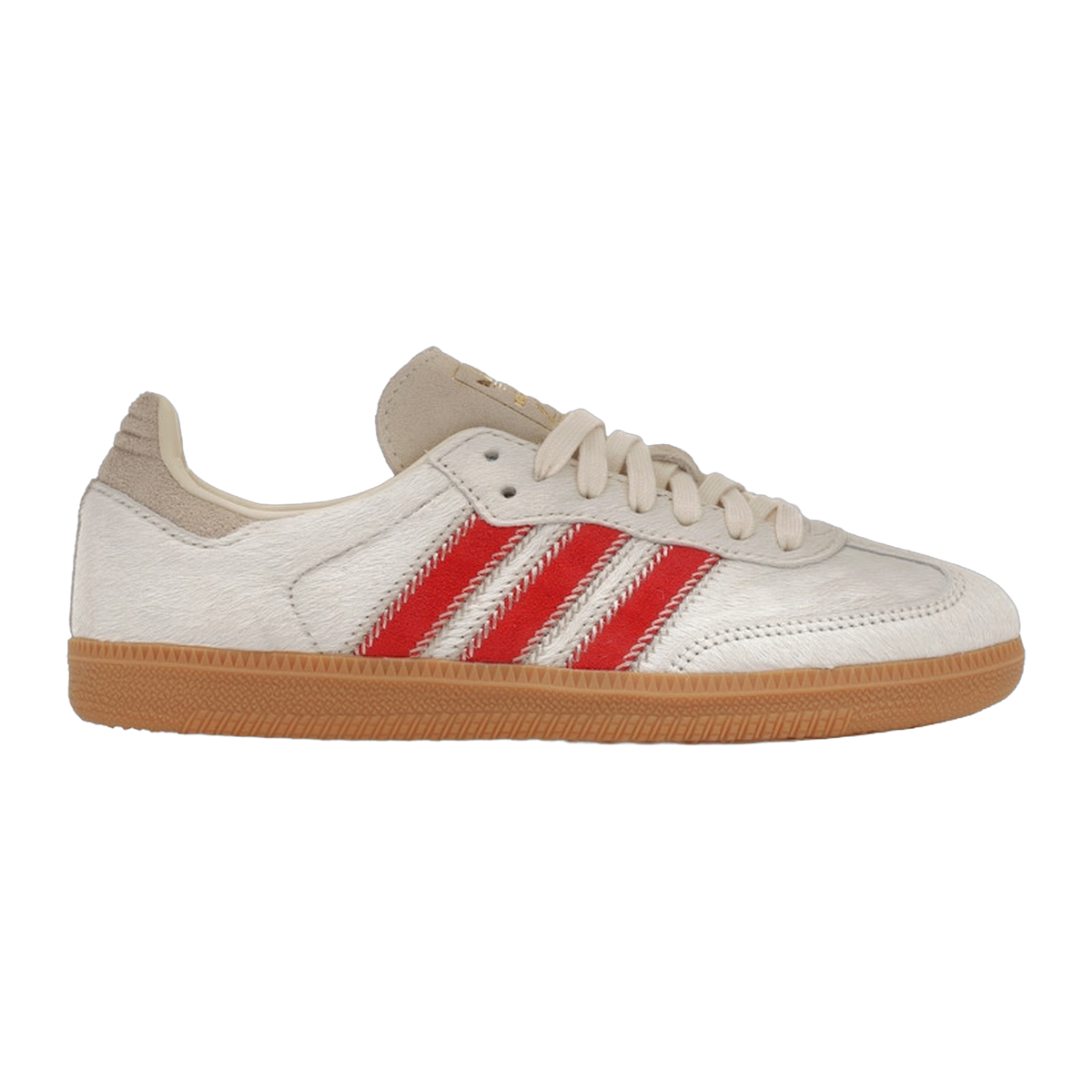 adidas Samba OG Pony Hair Wonder Beige Better Scarlet — kolab