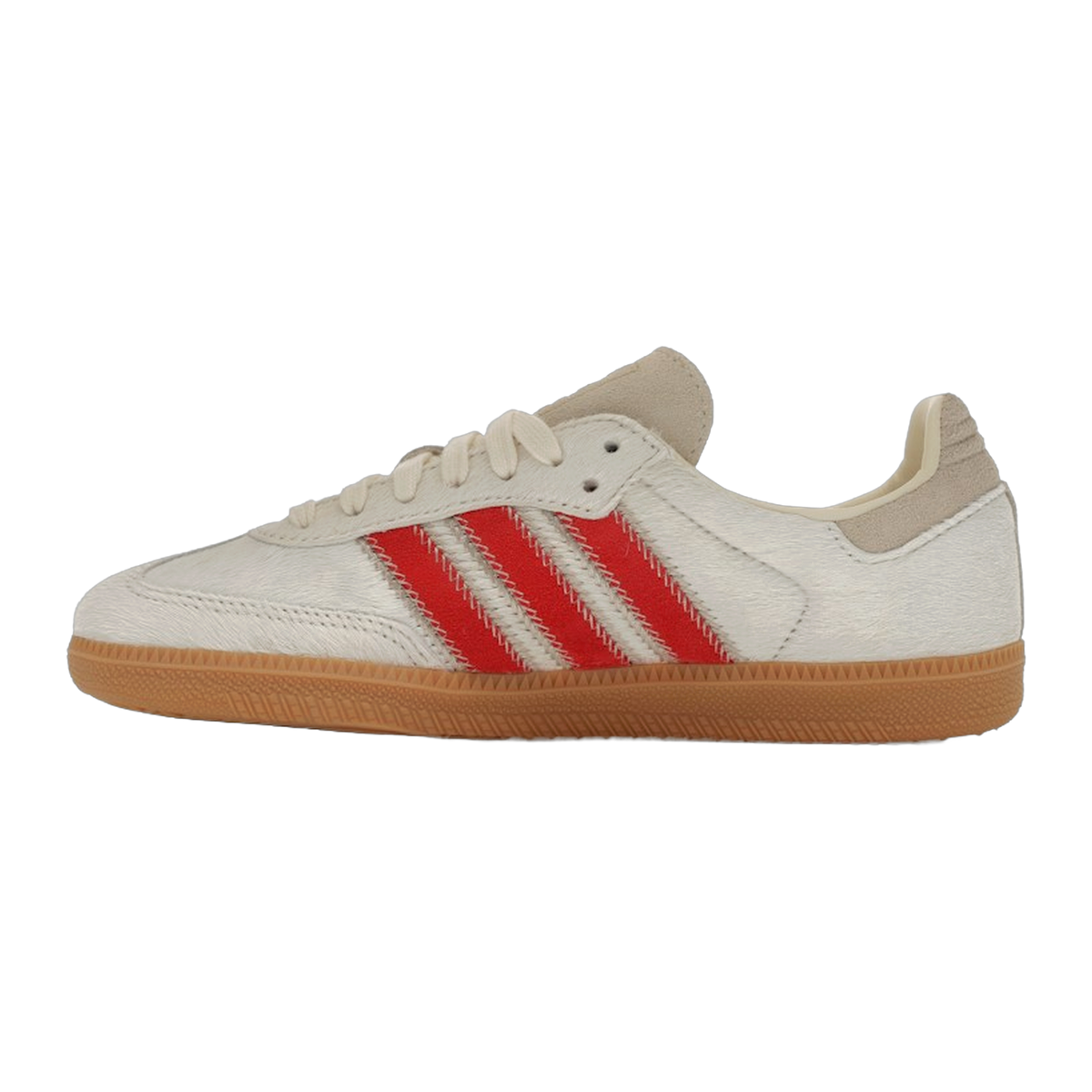 adidas Samba OG Pony Hair Wonder Beige Better Scarlet — kolab