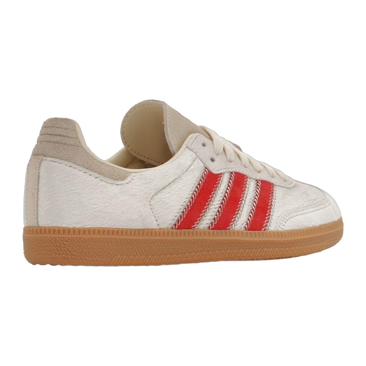 adidas Samba OG Pony Hair Wonder Beige Better Scarlet — kolab