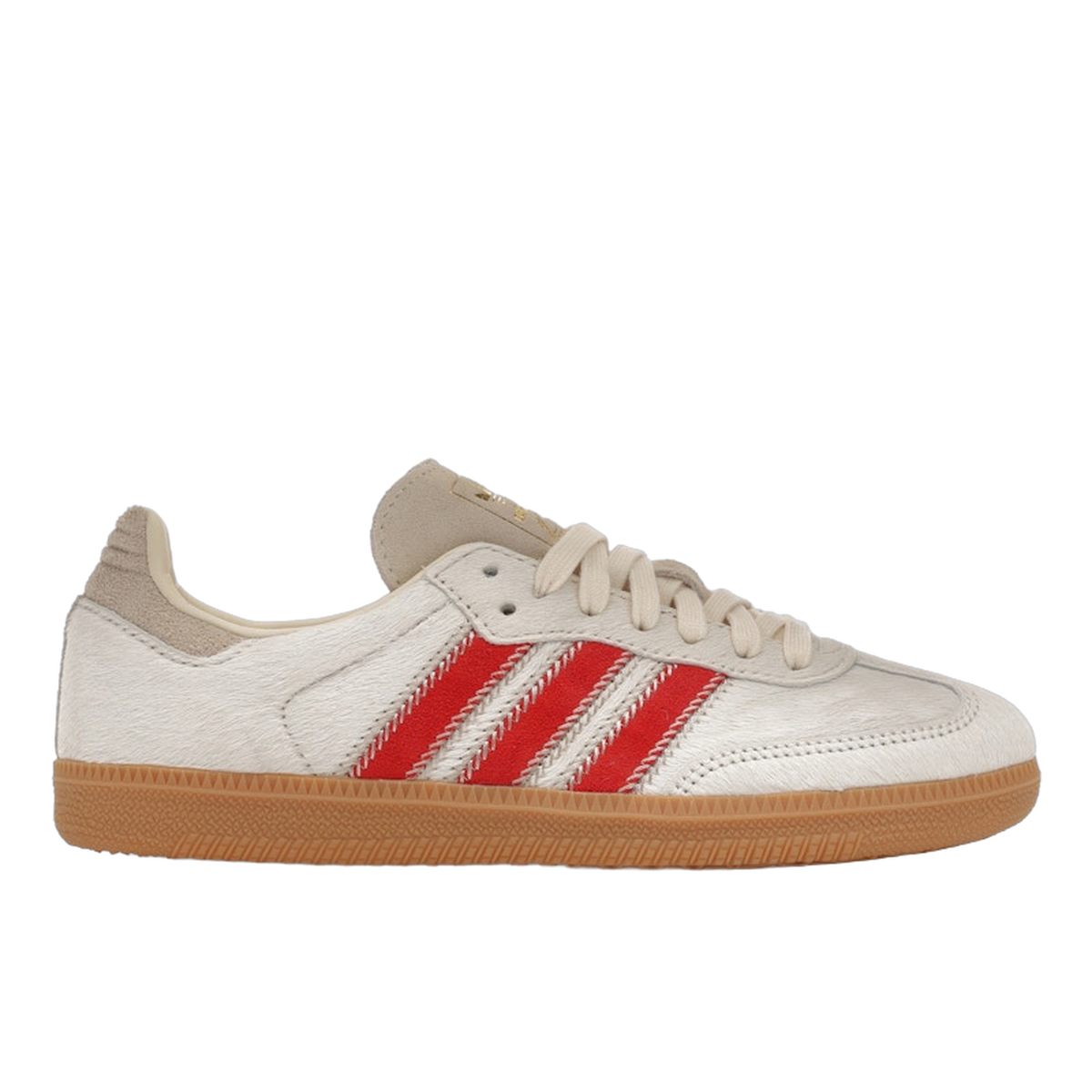 adidas Samba OG Pony Hair Wonder Beige Better Scarlet — kolab