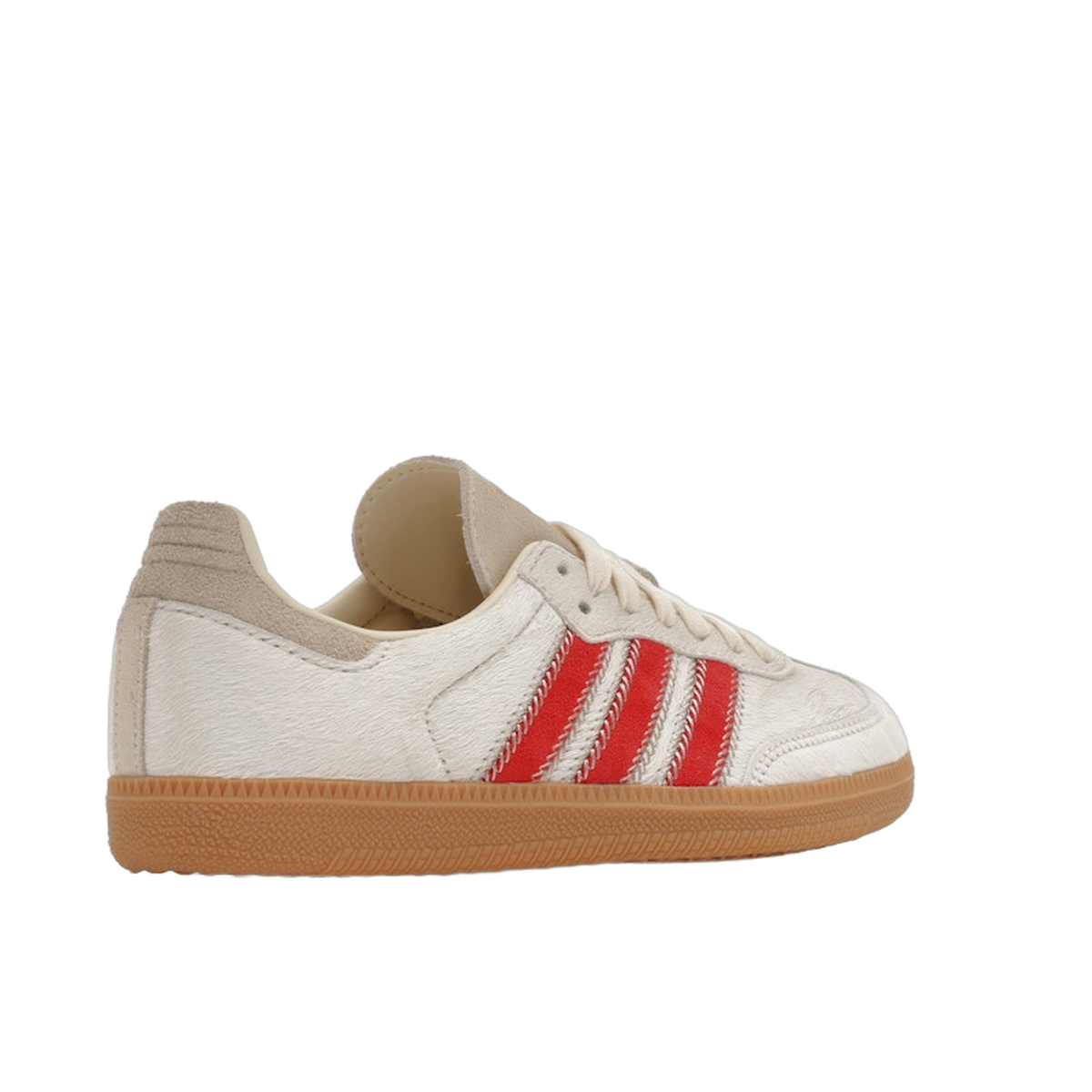 adidas Samba OG Pony Hair Wonder Beige Better Scarlet — kolab