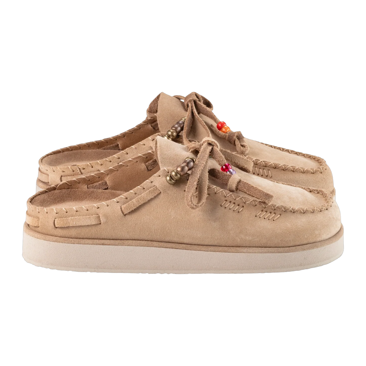 Kaia Mules Beige