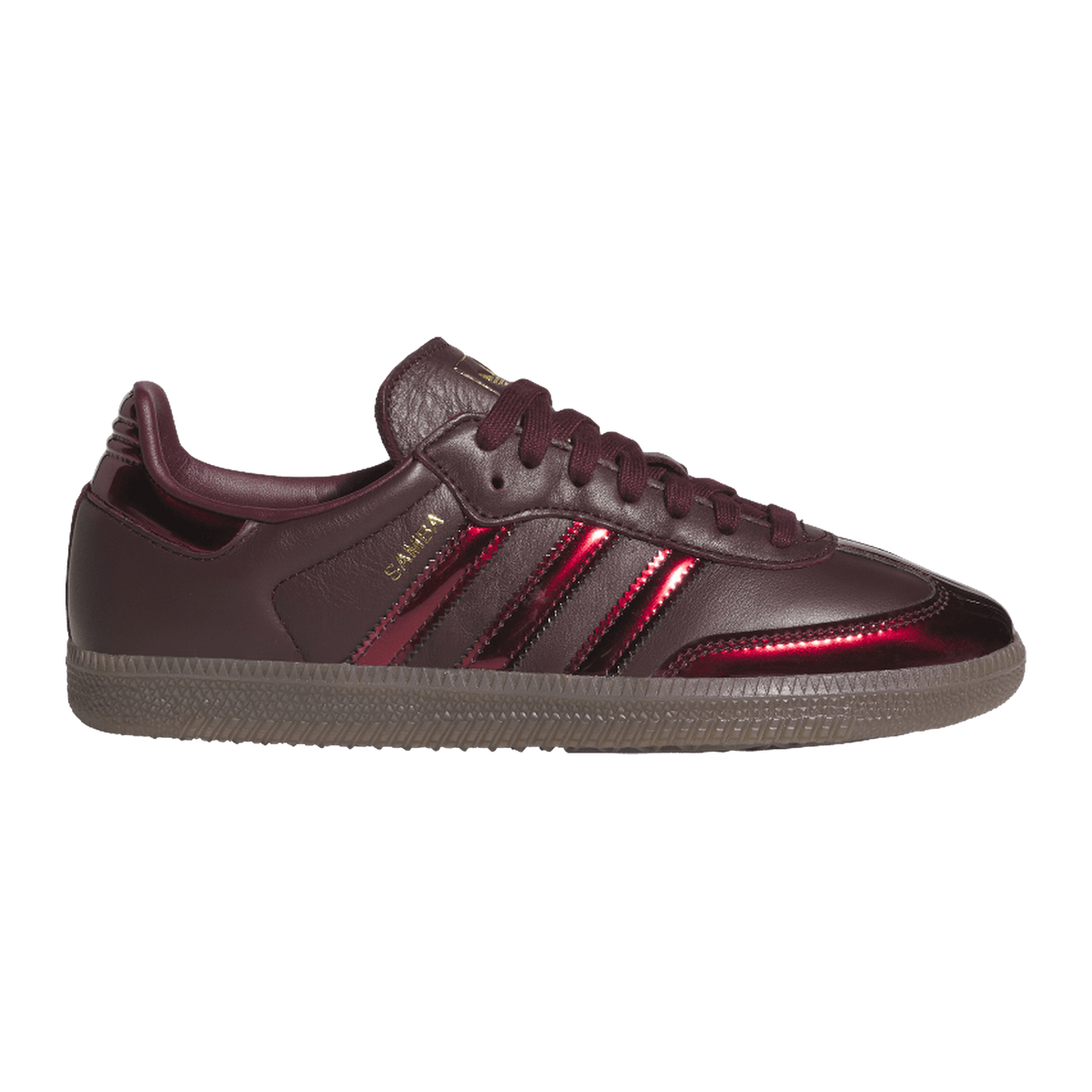 adidas Samba OG Maroon Gold Metallic (Women's)
