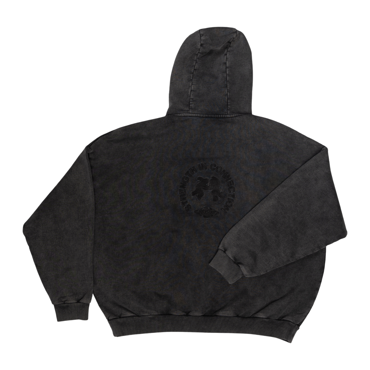 Kolab Black Zip-Up Hoodie