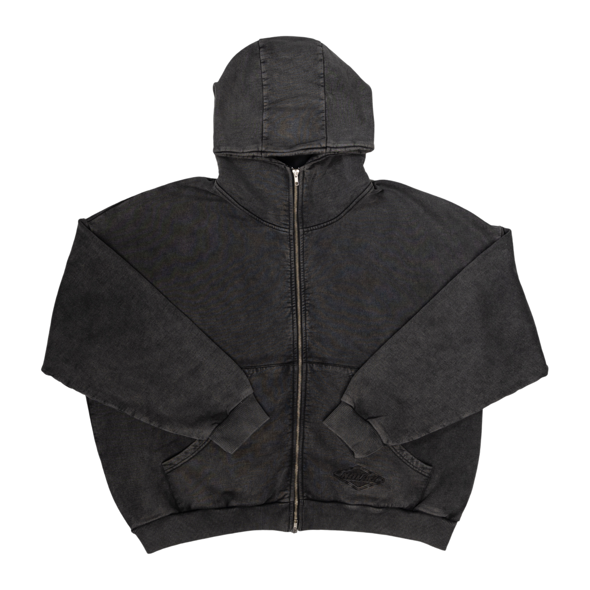 Kolab Black Zip-Up Hoodie