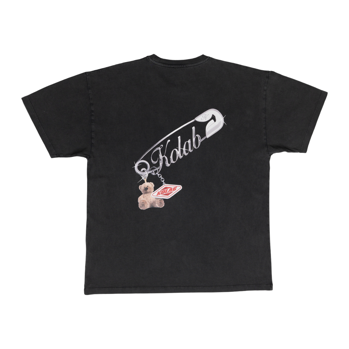 Kolab Safety Pin Tee Black