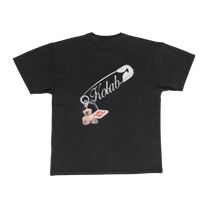 Kolab Safety Pin Tee Black