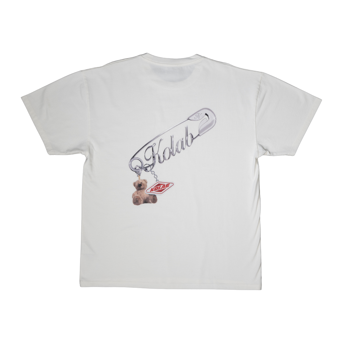 Kolab Safety Pin Tee White