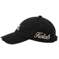 Kolab x Street Black Distressed Cap