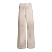 Lacy Baggy Jeans Dirty White