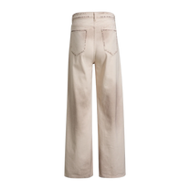 Lacy Baggy Jeans Dirty White